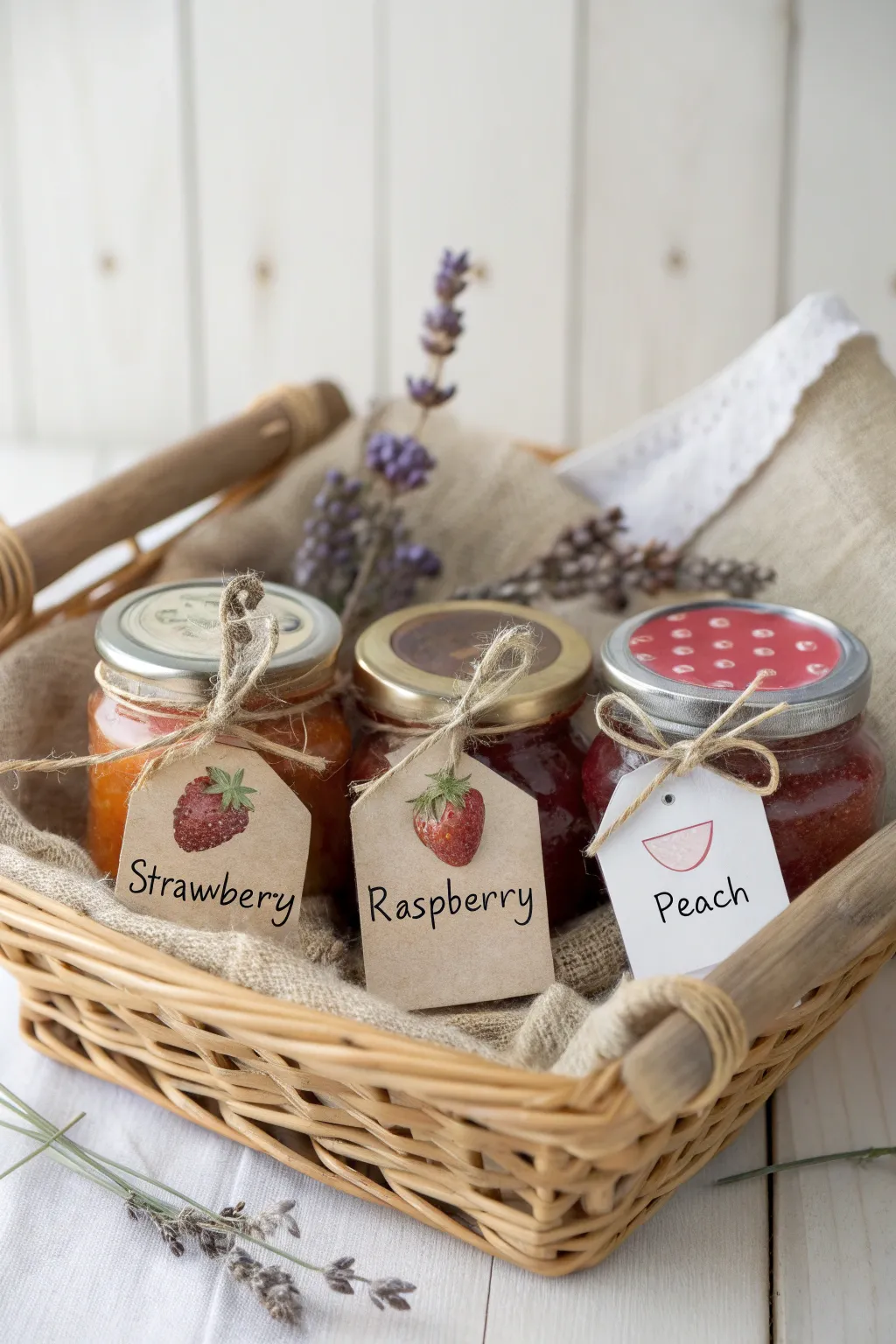 Delight in the simple pleasures: a classic trio of homemade jams, perfect for gifting.