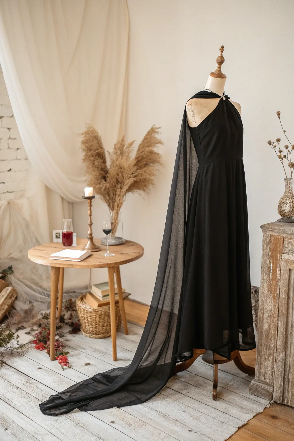 Embrace your inner Vampire Queen with effortless elegance and a touch of drama.