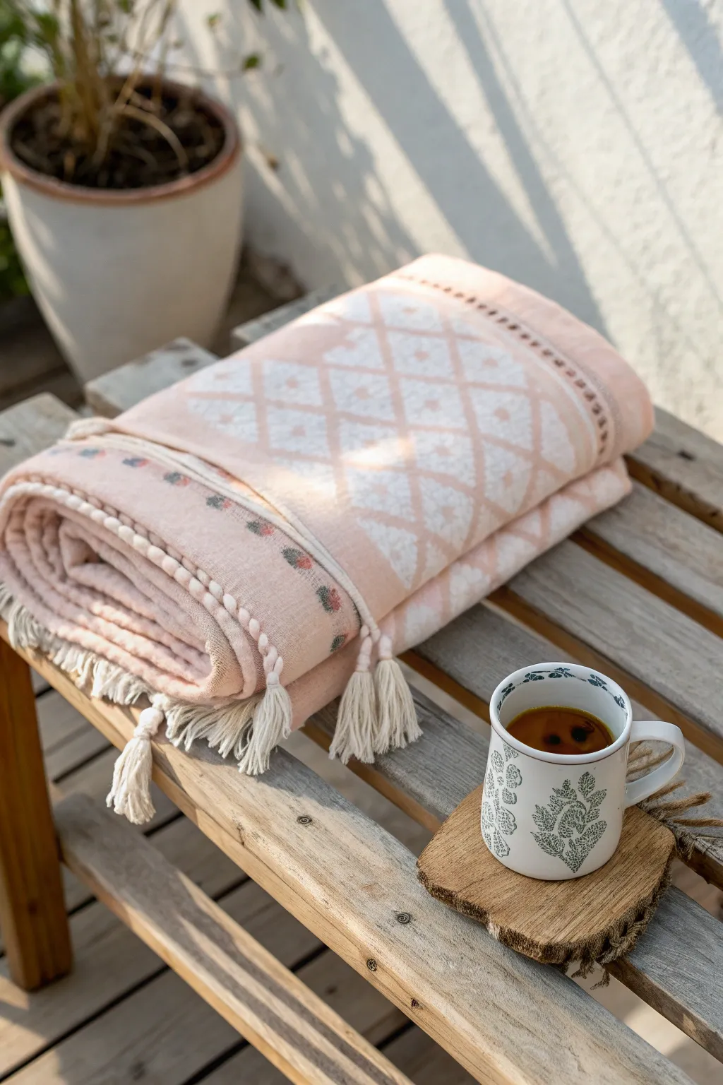 Craft your cozy escape with this no-sew fleece blanket—simplicity meets style in the most delightful way.