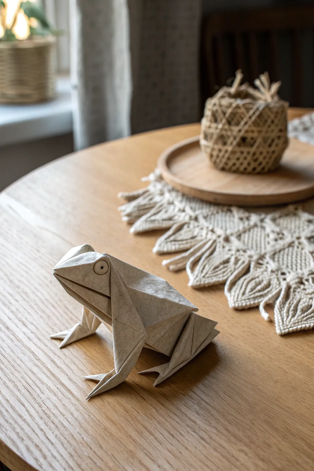 Craft a delightful origami frog that leaps with joy—simplicity meets playful elegance.