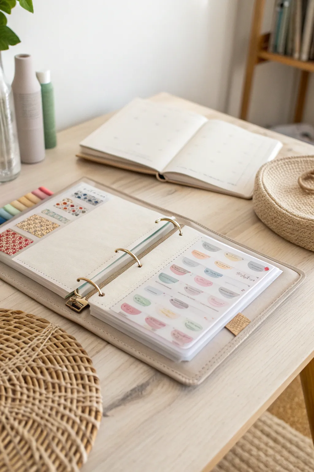 Discover the joy of organized creativity with Binder Bliss. #MinimalistMagic