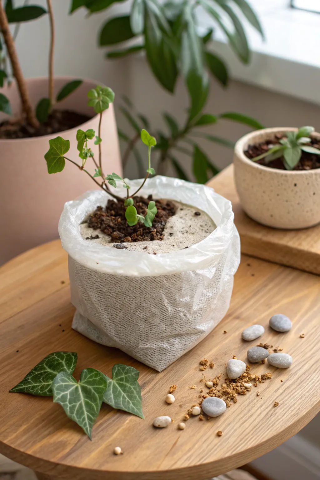 Transform your recycling into art with repurposed plastic containers as beautiful hypertufa molds.