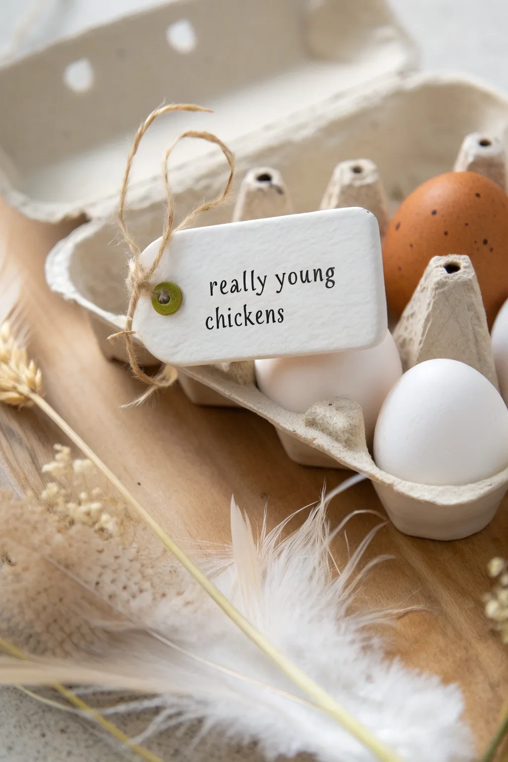 Add a touch of humor and style to your kitchen with 'Really Young Chickens' labels.