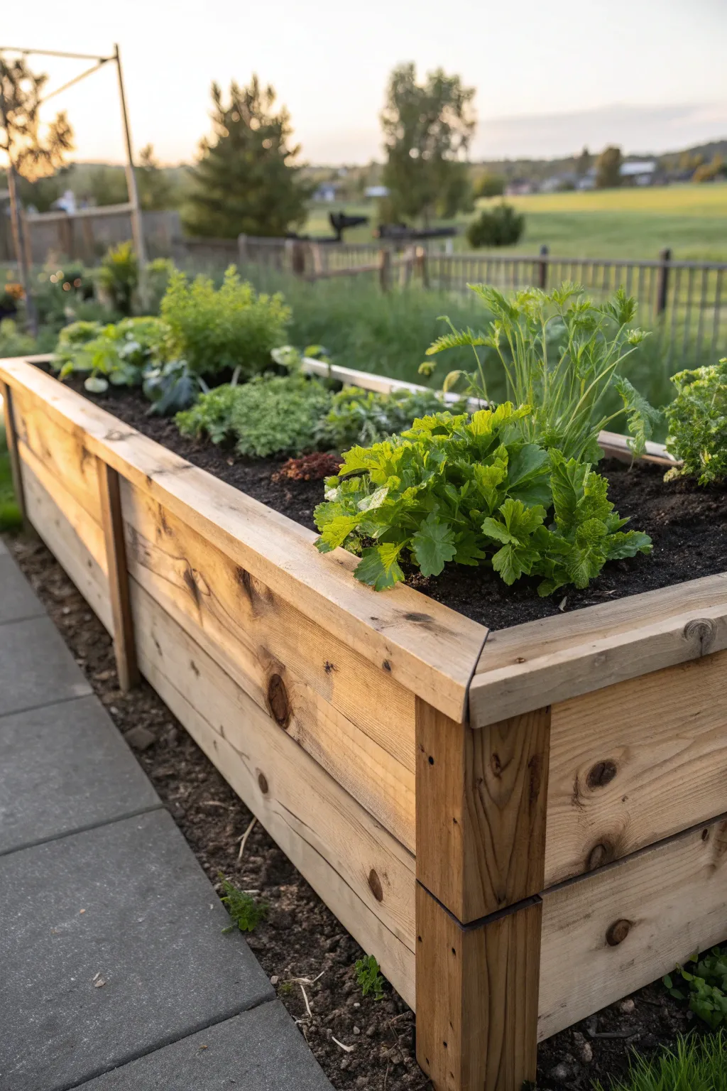 Elevate your garden with the timeless beauty of handcrafted timber beds.