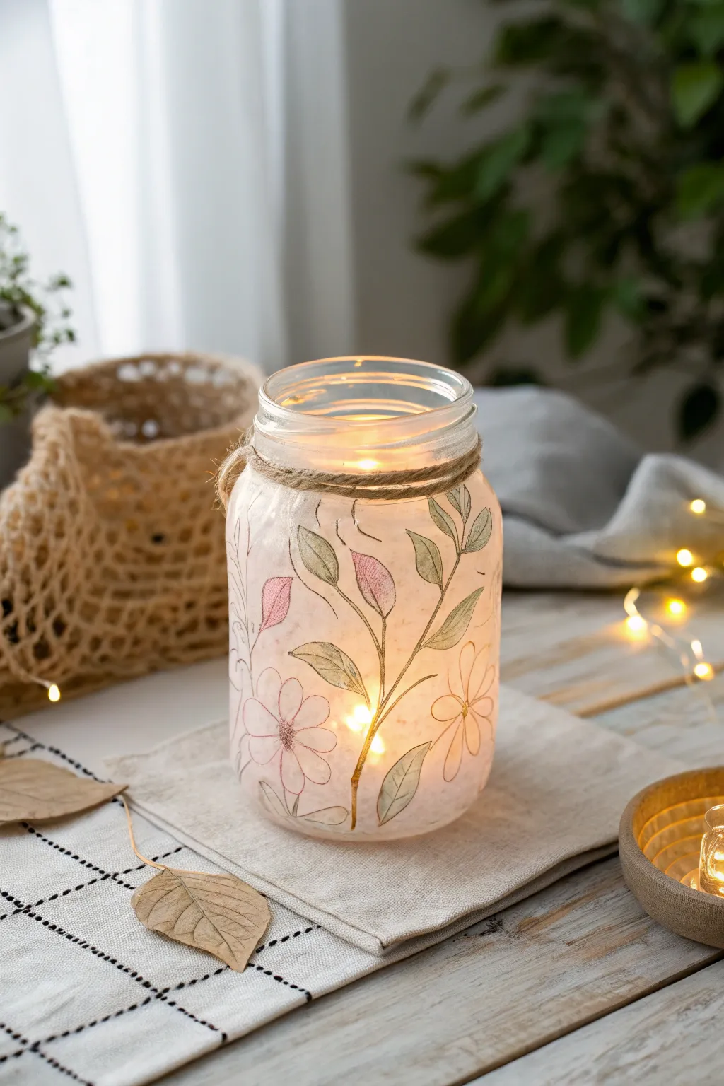 Bring a magical glow to your table with handcrafted mason jar votives.