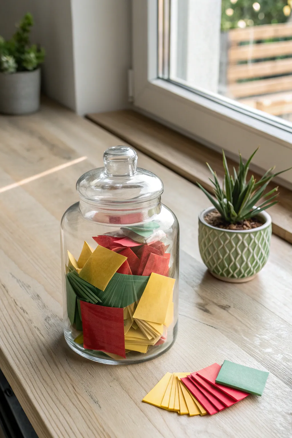 Capture memories beautifully with color-coded notes: a simple yet heartfelt way to stay connected across the miles.