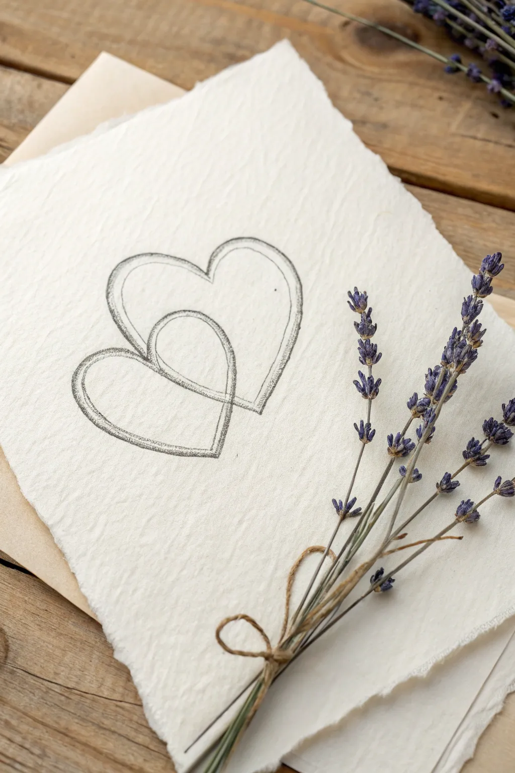 Embrace the art of love with these intertwined hearts, capturing the essence of connection and simplicity.