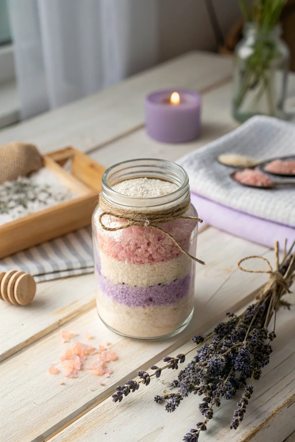 Create a serene escape with a DIY Spa in a Jar, blending simplicity and elegance.