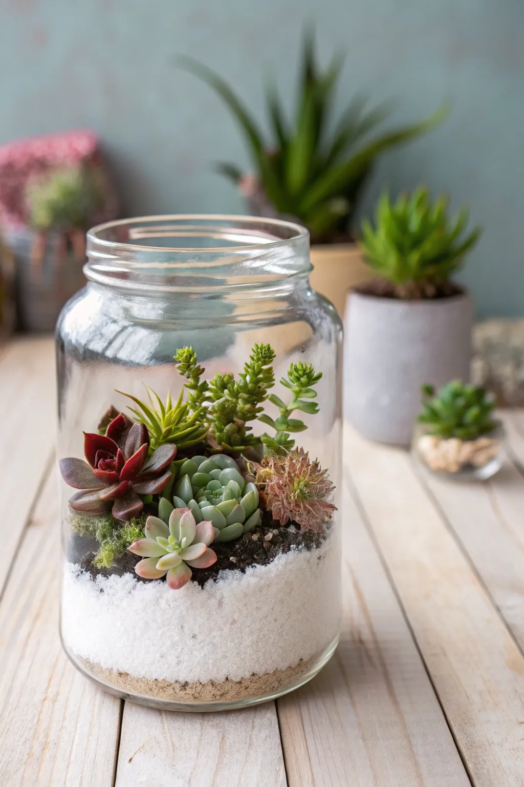 Elevate your space with a simple yet stunning succulent terrarium.