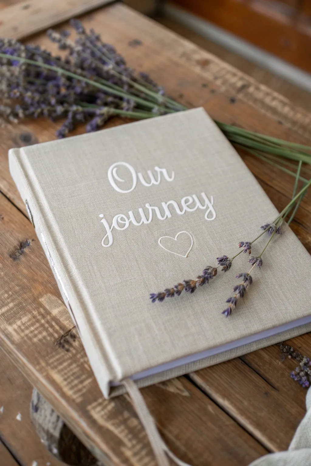 Capture your love story in a beautifully personalized memory book, a perfect blend of simplicity and heartfelt detail.