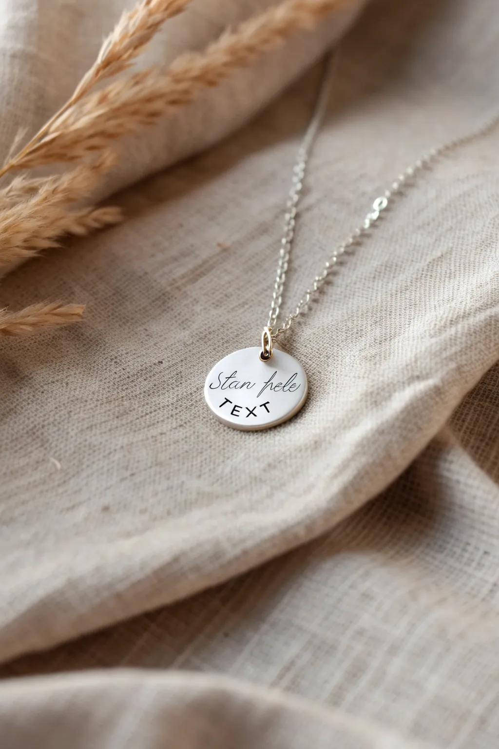 Craft your story in style with personalized stamped necklaces.