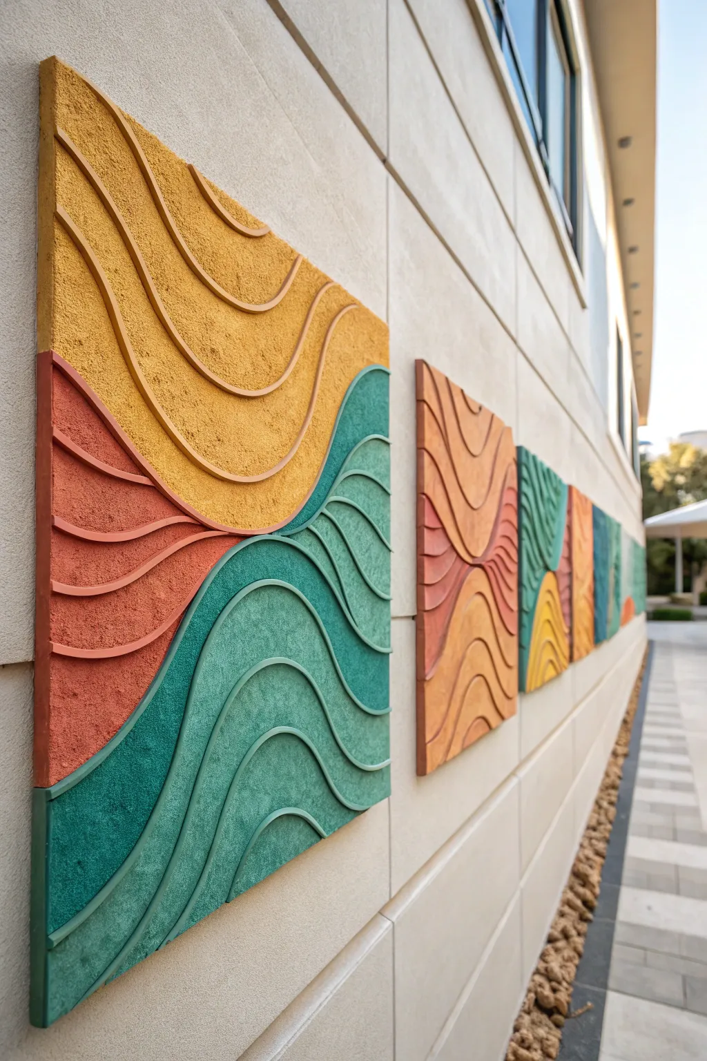 Transform your space with a splash of color and creativity! 🌈 Dive into the world of abstract clay art and let vibrant hues bring your walls to life. #ClayArt #MinimalistDecor #BohoStyle