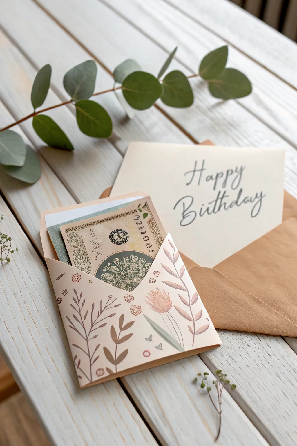 Surprise your loved ones with a touch of elegance and a hidden treat. 💌✨ #MoneyPocketSurprise #MinimalistCraft