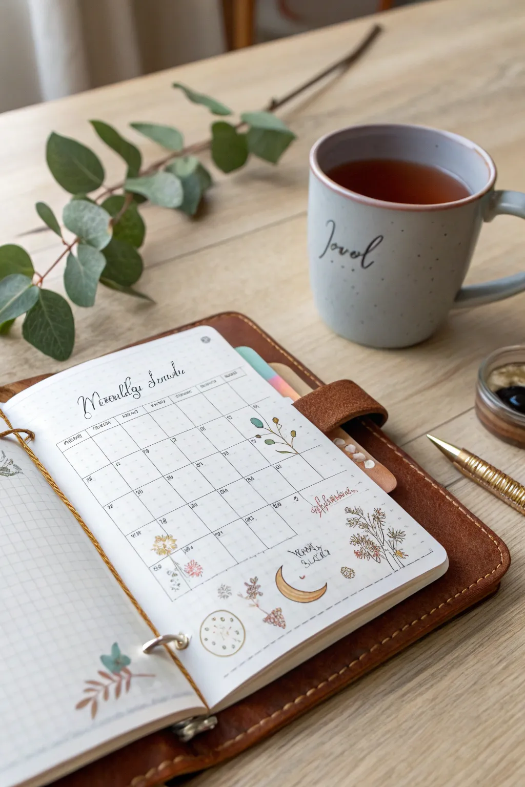 Capture your emotions beautifully with a minimalist mood tracker journal. 🌿📖✨