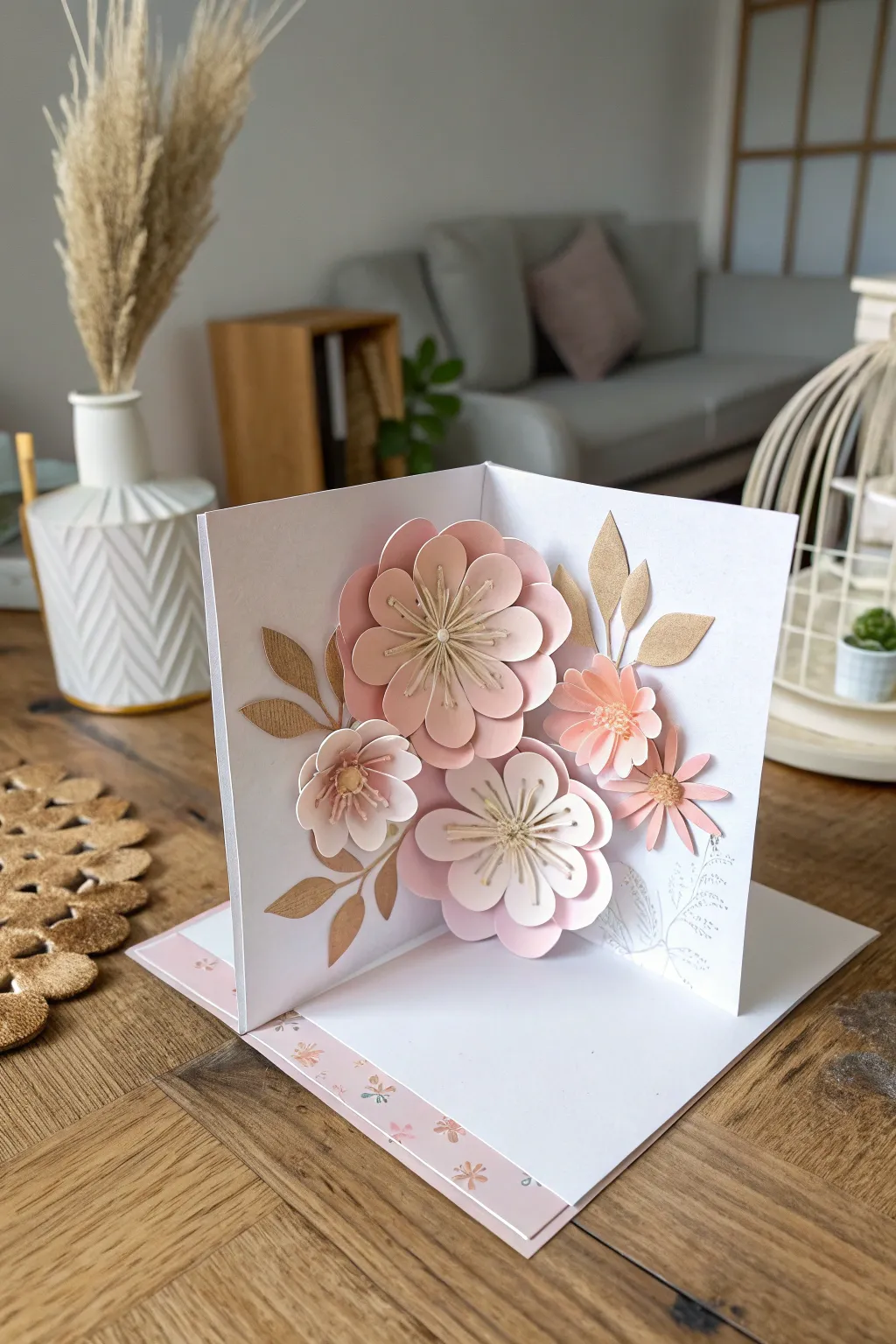Delight your mom with a touch of handmade beauty this Mother’s Day: a card that blooms with love.