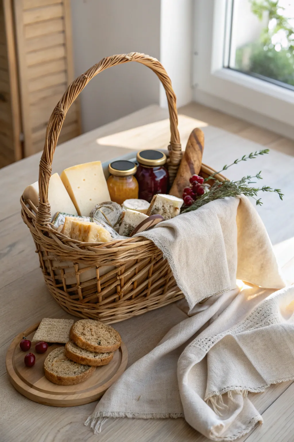 Delight in every bite: A curated gourmet gift basket perfect for Mother's Day surprises.