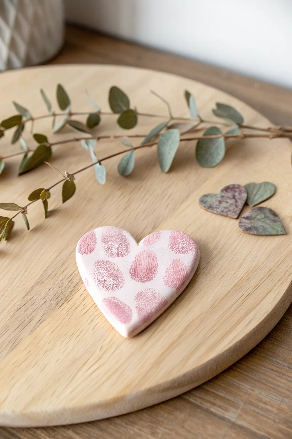 Capture the love with handcrafted fingerprint heart magnets.