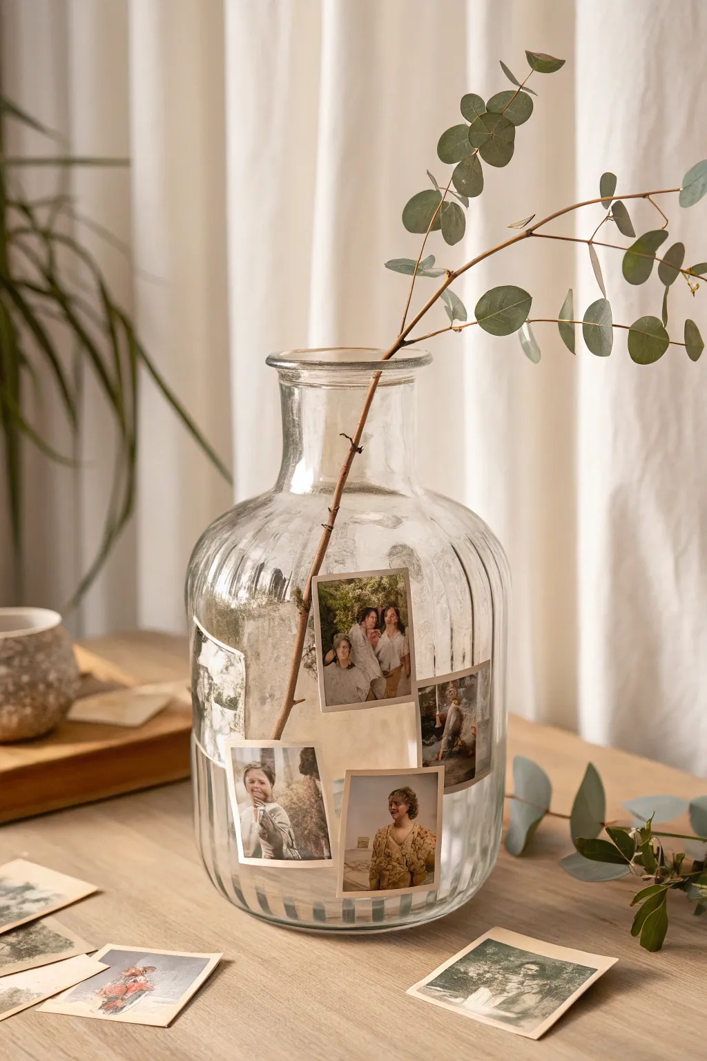 Capture cherished memories with a personalized touch: Create your own photo vase for Mother's Day.