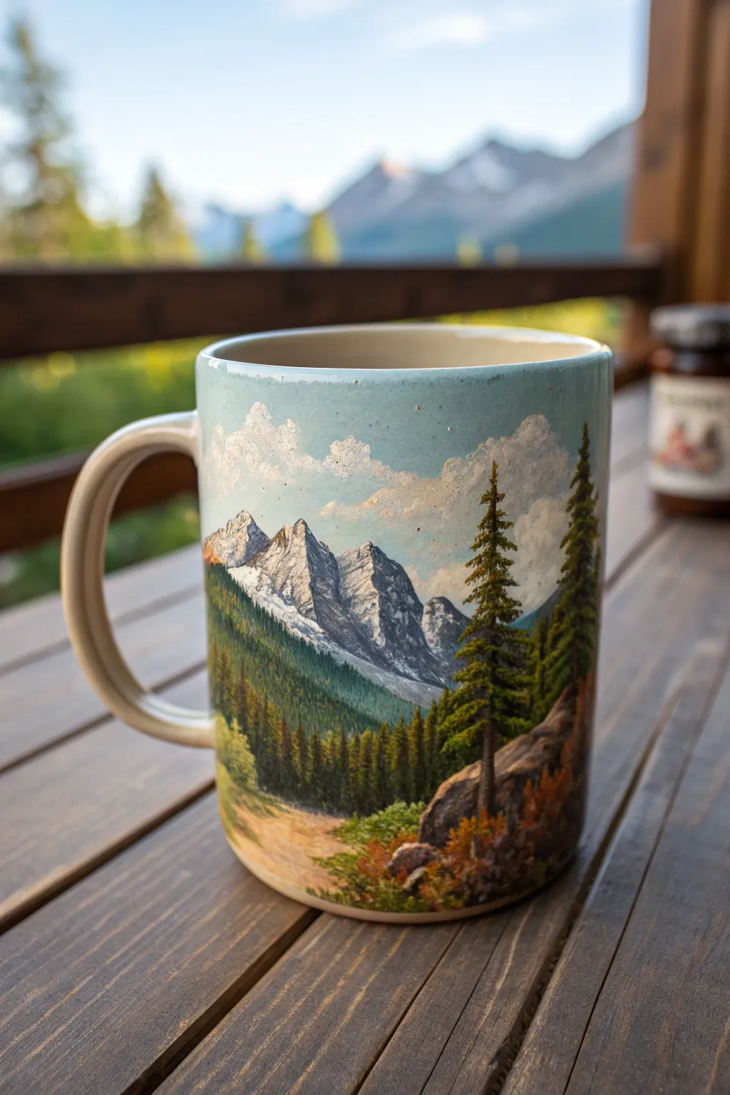Elevate your morning routine with a touch of mountain serenity.