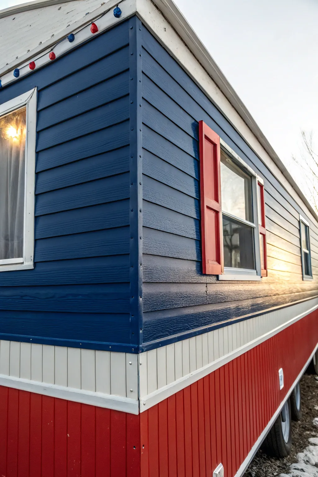 Transform your mobile home's exterior with a striking new paint job that stands out!