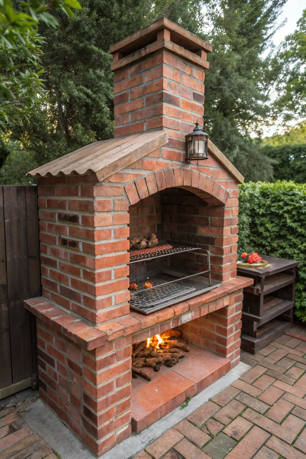 Timeless Craftsmanship: A Classic Brick BBQ for Perfect Outdoor Grilling