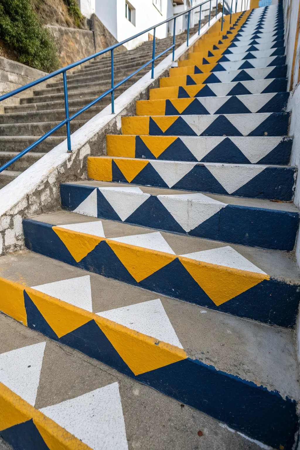 Transform your entryway with bold geometric patterns that showcase your love for craftsmanship.
