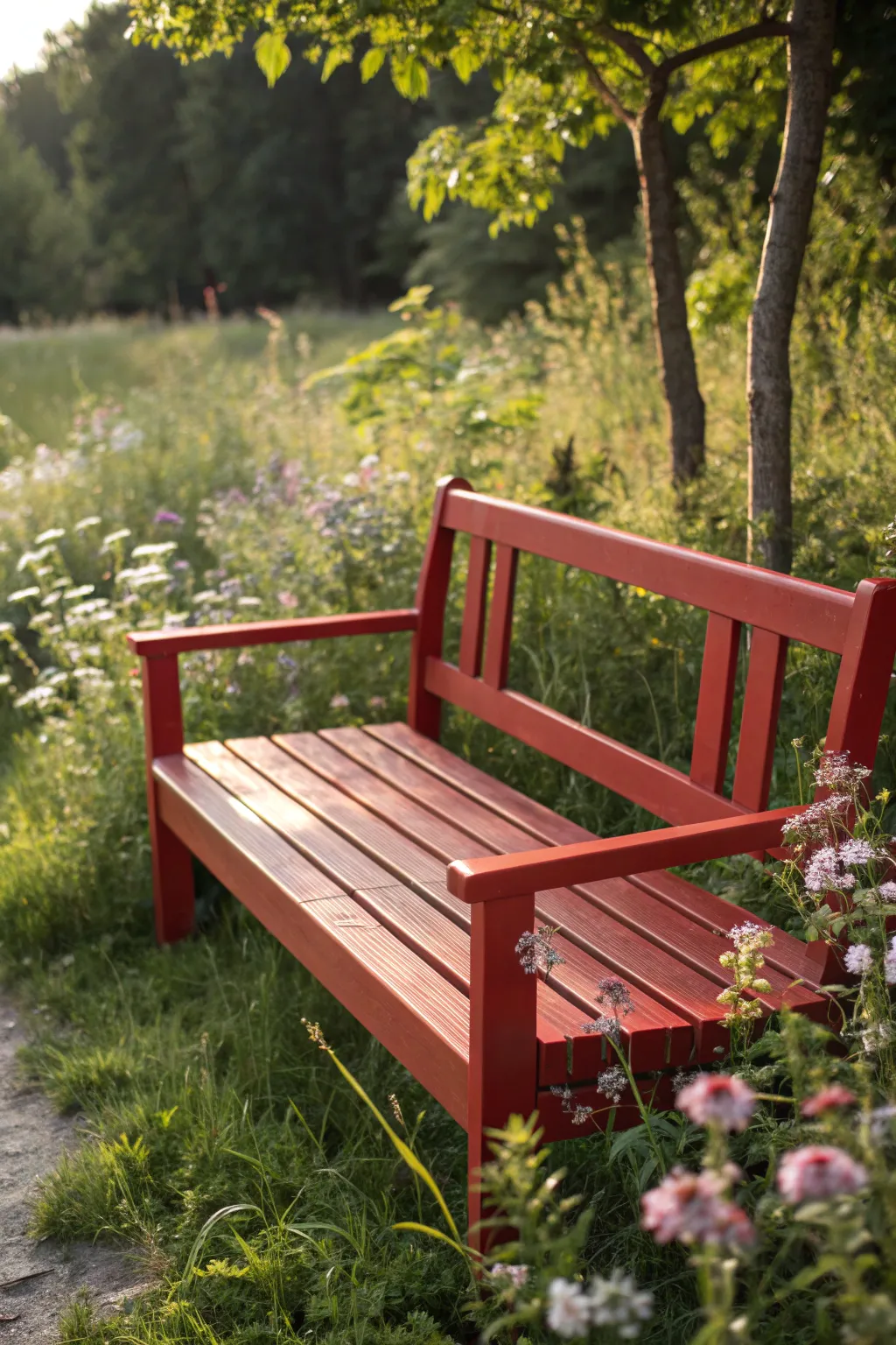 Transform your garden with a bold splash of red - where simplicity meets elegance.