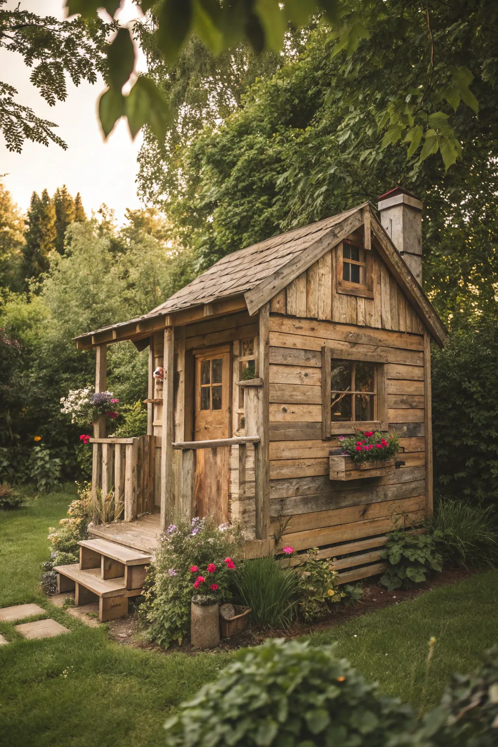 Transform pallets into your own Rustic Retreat, where craftsmanship meets nature.