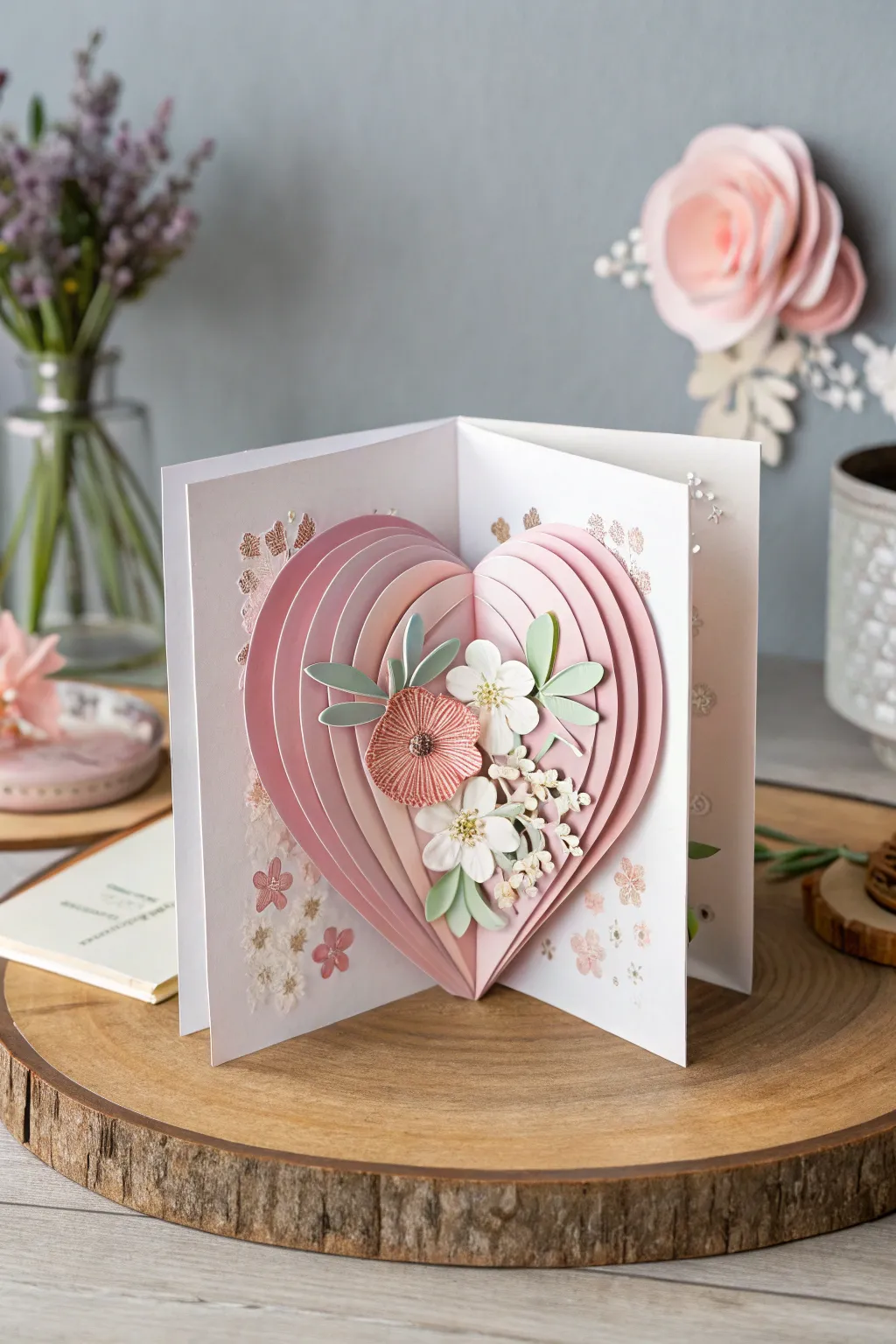 Delight in the simplicity and surprise of a handcrafted pop-up card – the perfect heartfelt gesture.