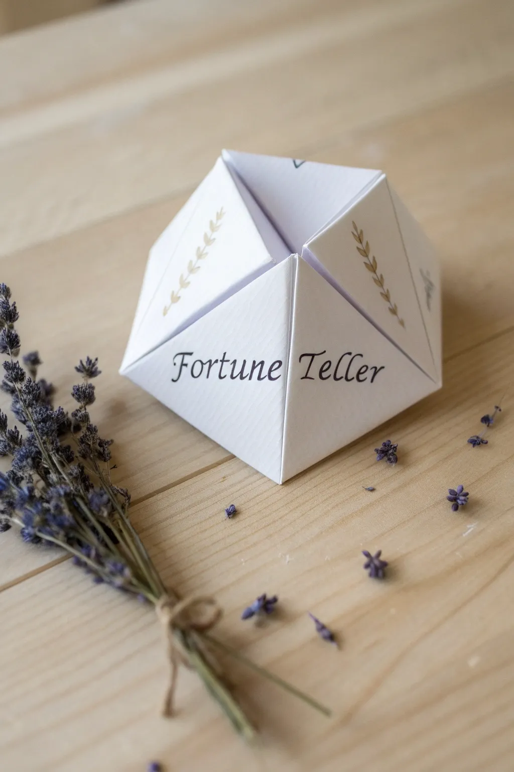 Unlock laughter and nostalgia with a classic paper fortune teller filled with timeless humor. ☺️✨ #MinimalistJoy #CraftedWithCare