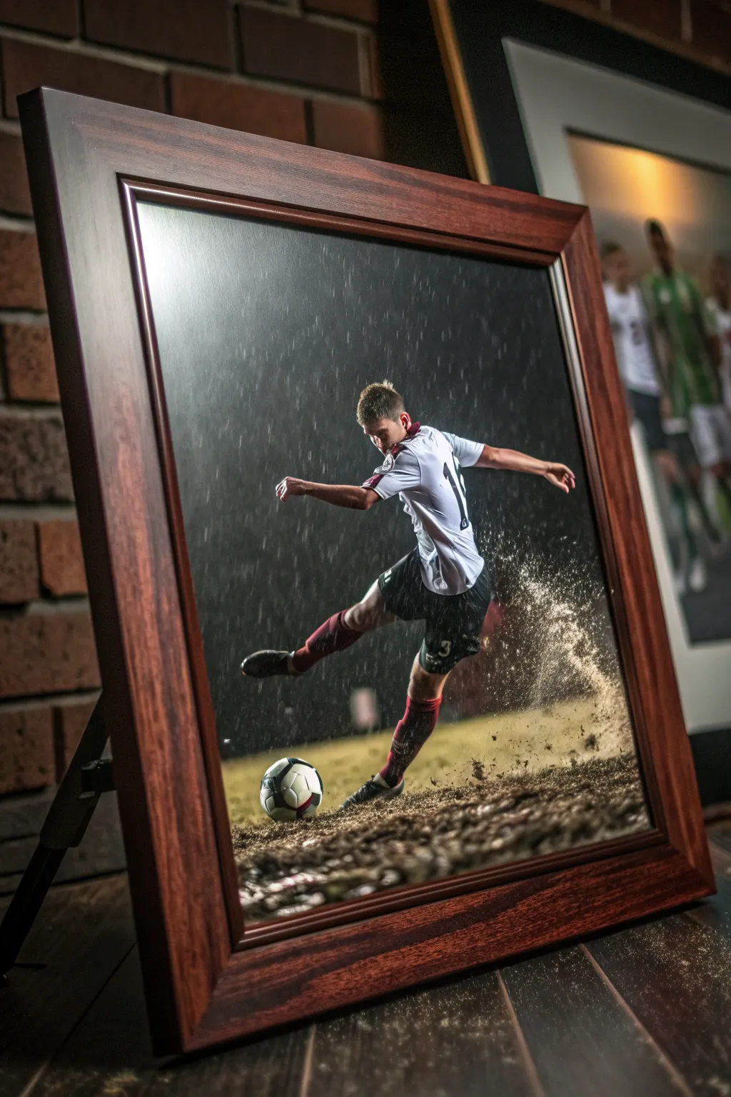 Capture the thrill of the game with a custom sports poster - a timeless gift for sports-loving parents.