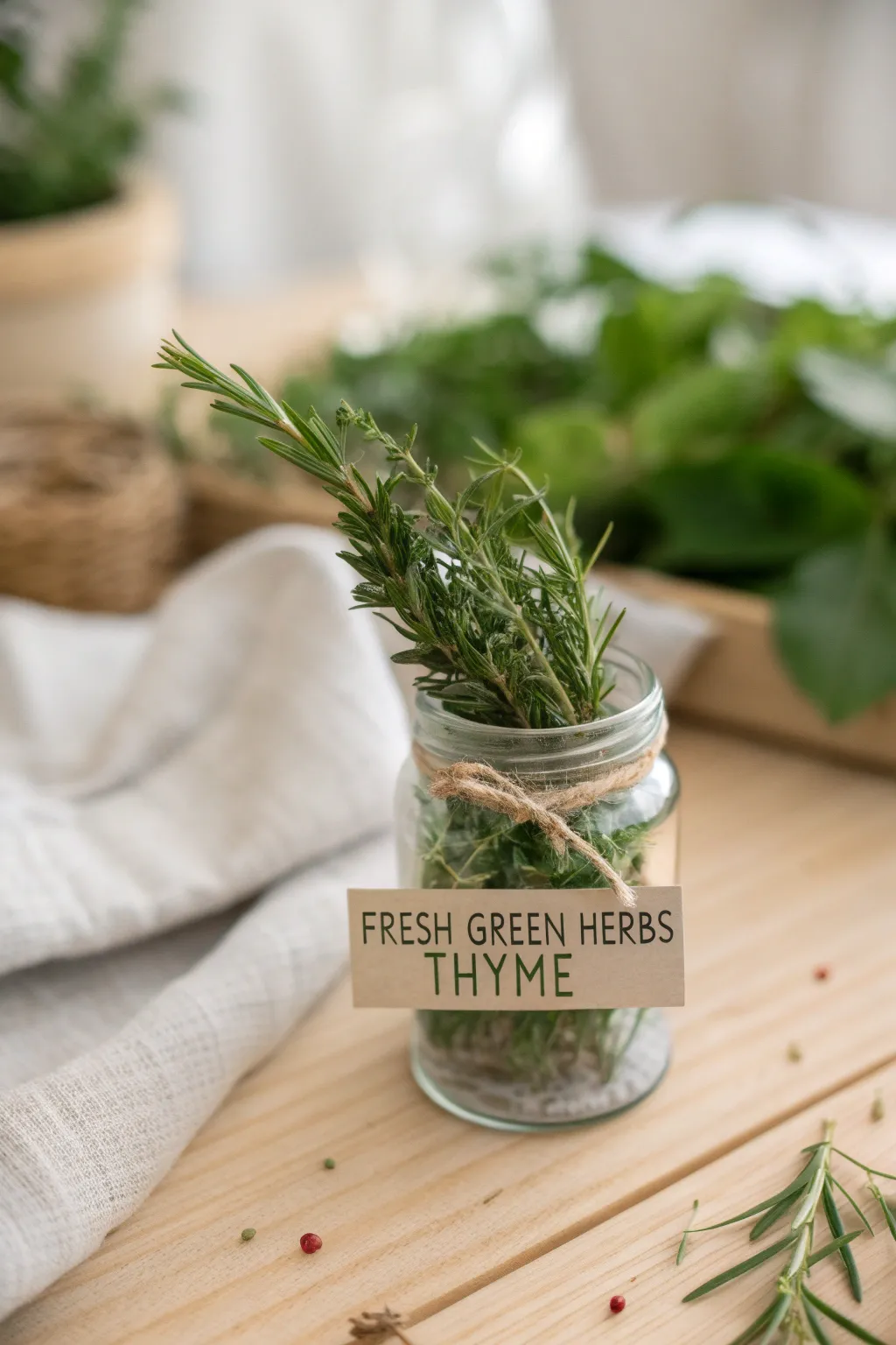 Charming & Fragrant: Mini Herb Jars with a Personal Touch