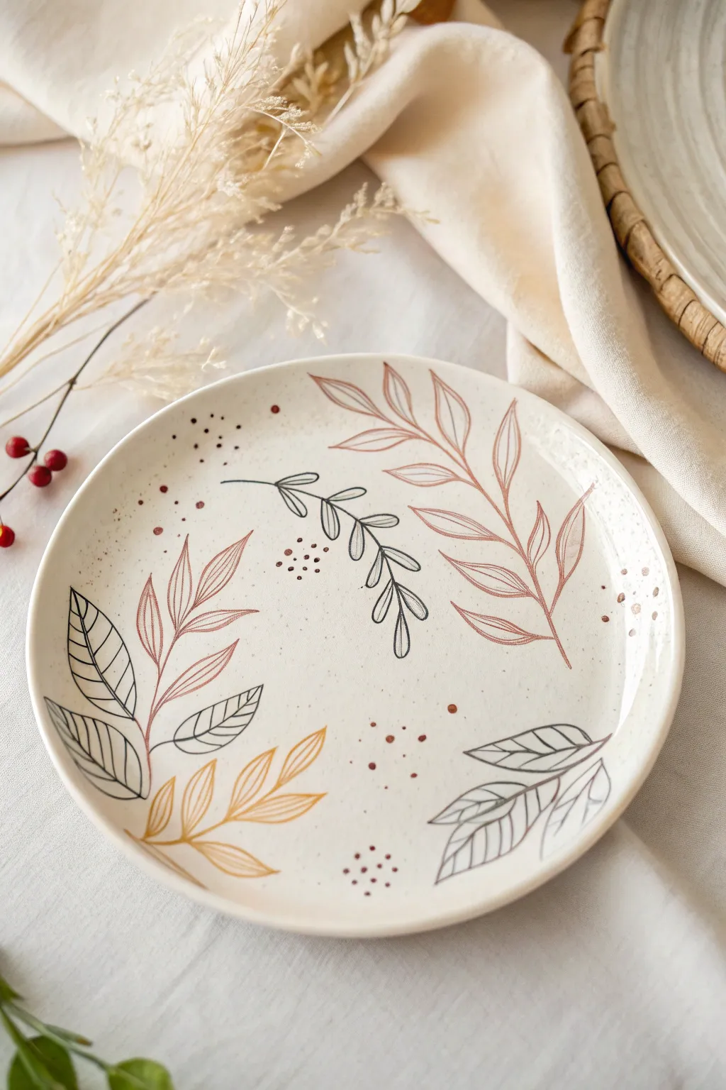 Unleash your creativity with hand-painted plates that bring a touch of artistry to your table.
