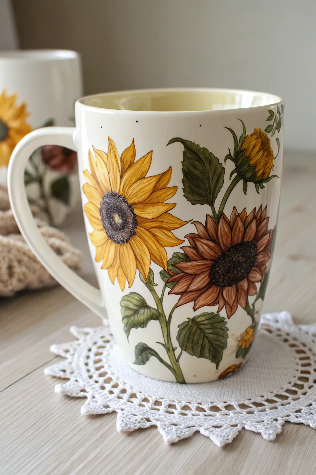 Start your day with a touch of sunshine and artistry. 🌻☕