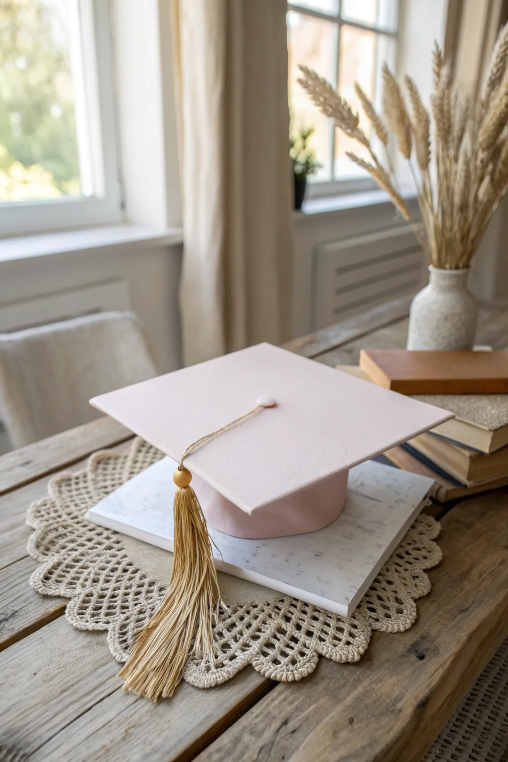 Celebrate their first milestone with a handcrafted graduation cap full of charm and simplicity!