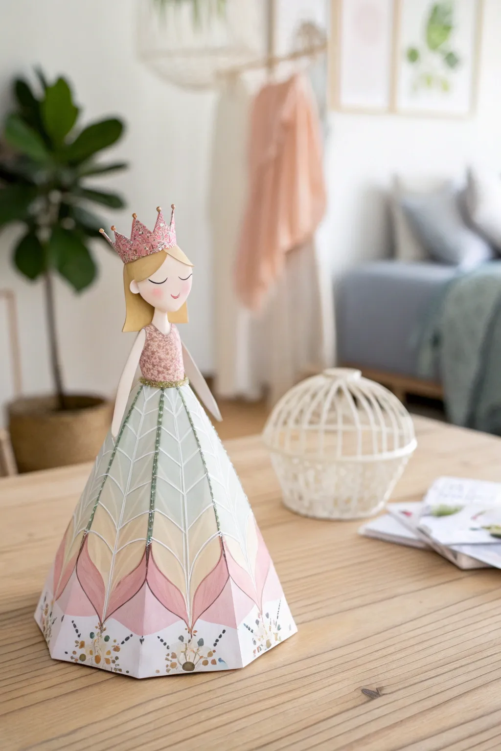 Create your own fairytale with these charming DIY paper princesses—where minimalism meets a touch of whimsy!