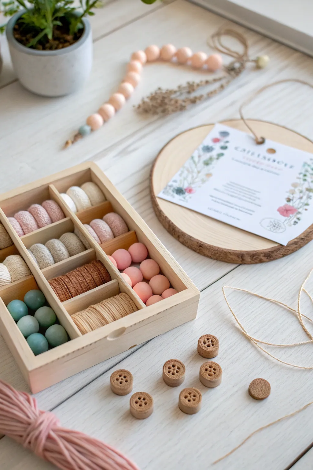Unleash your creativity with our charming DIY craft kit, where simplicity meets natural beauty.