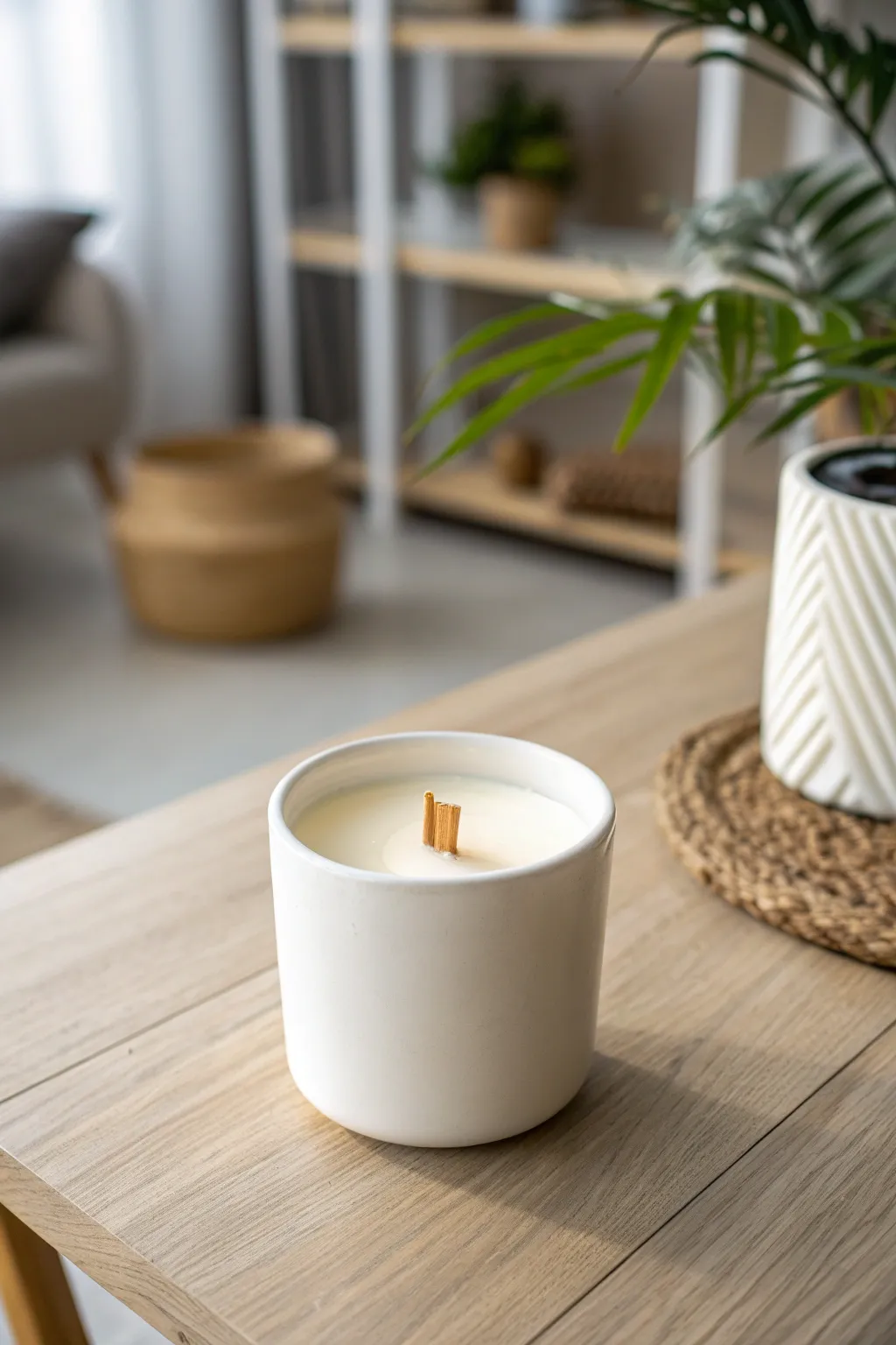 Embrace the art of simplicity with hand-poured soy candles that transform any space into a serene retreat.