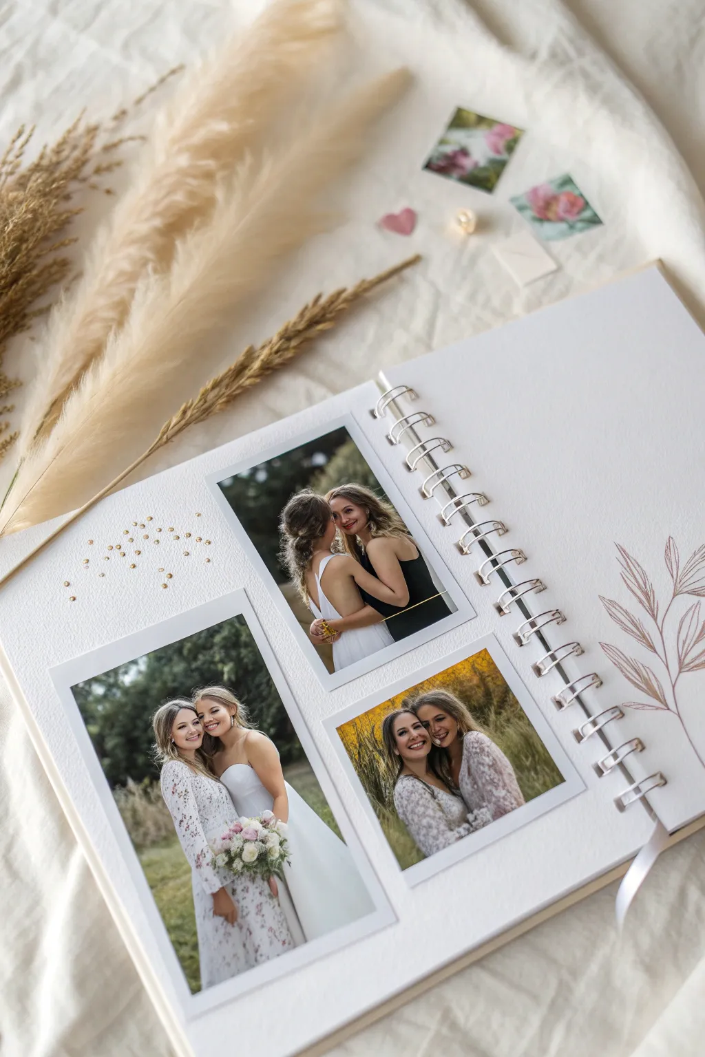 Capture your prom memories with an elegant photo collage that speaks to simplicity and beauty.