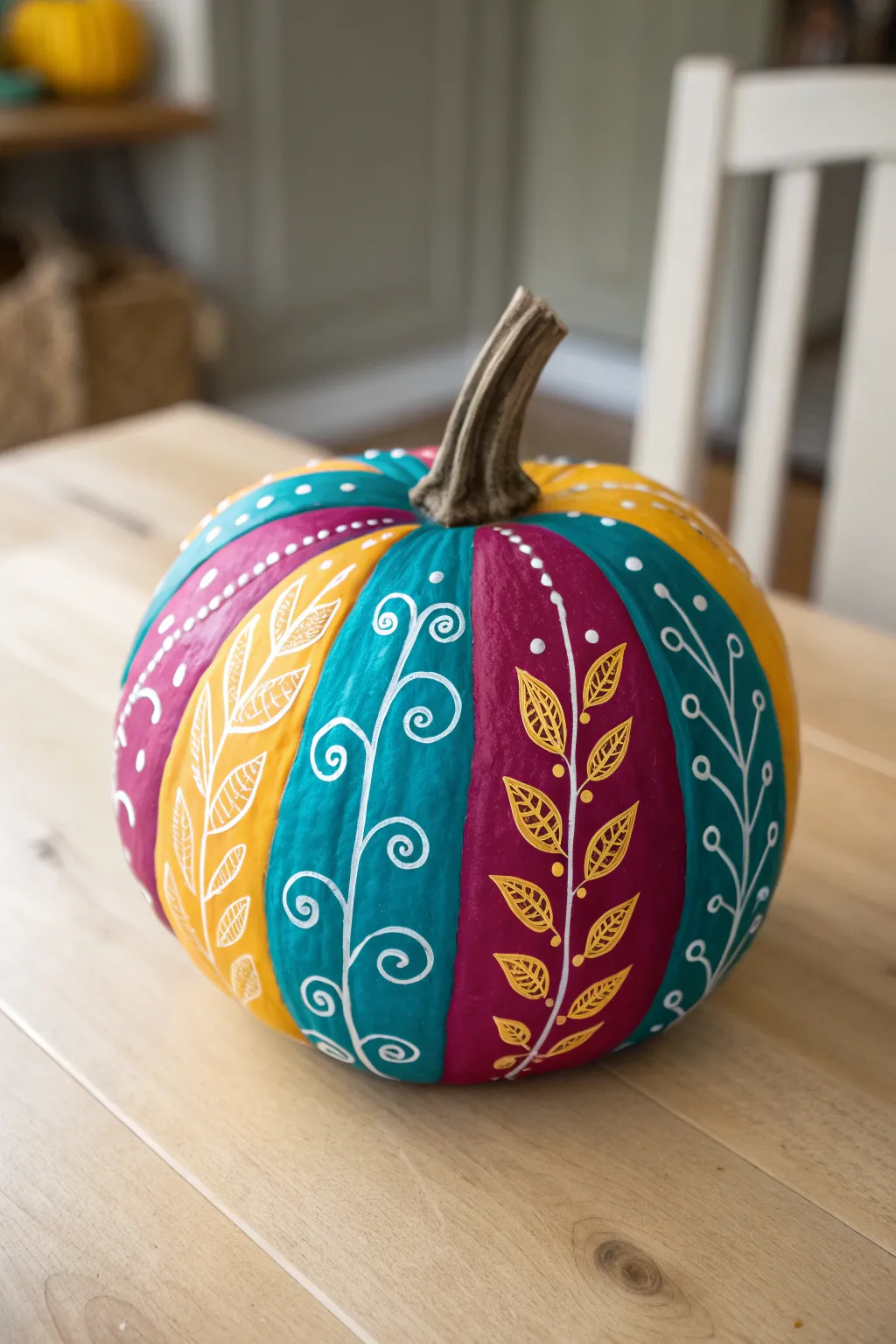 Brighten your baby's world with bold, beautiful pumpkin art!