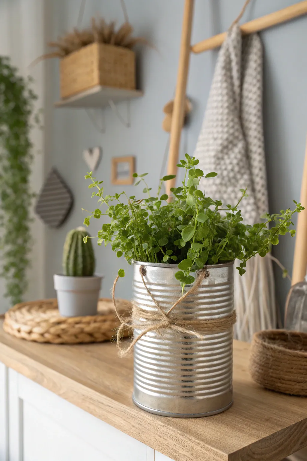 Transform Tin Cans into Chic Planters: A Simple DIY to Bring Nature Indoors 🌿✨