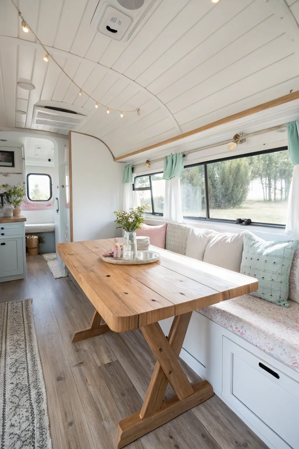 Transform your space with the magic of light colors and craftsmanship.