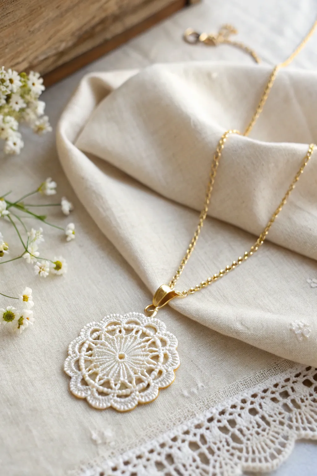 Cherish the memories: A wedding dress transformed into timeless keepsake jewelry.