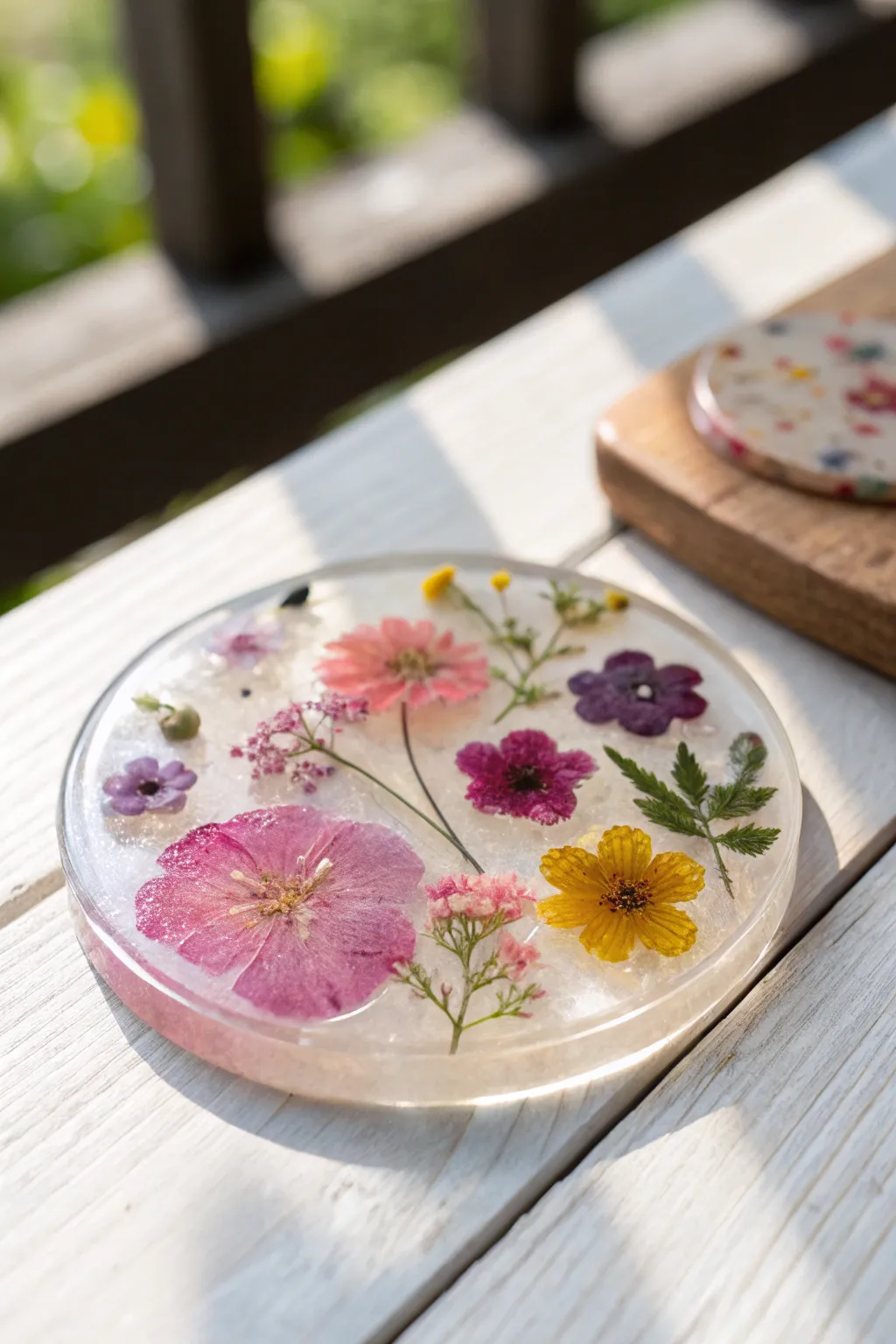 Capture the essence of spring with these enchanting floral resin coasters, a perfect blend of Scandinavian simplicity and Boho elegance.