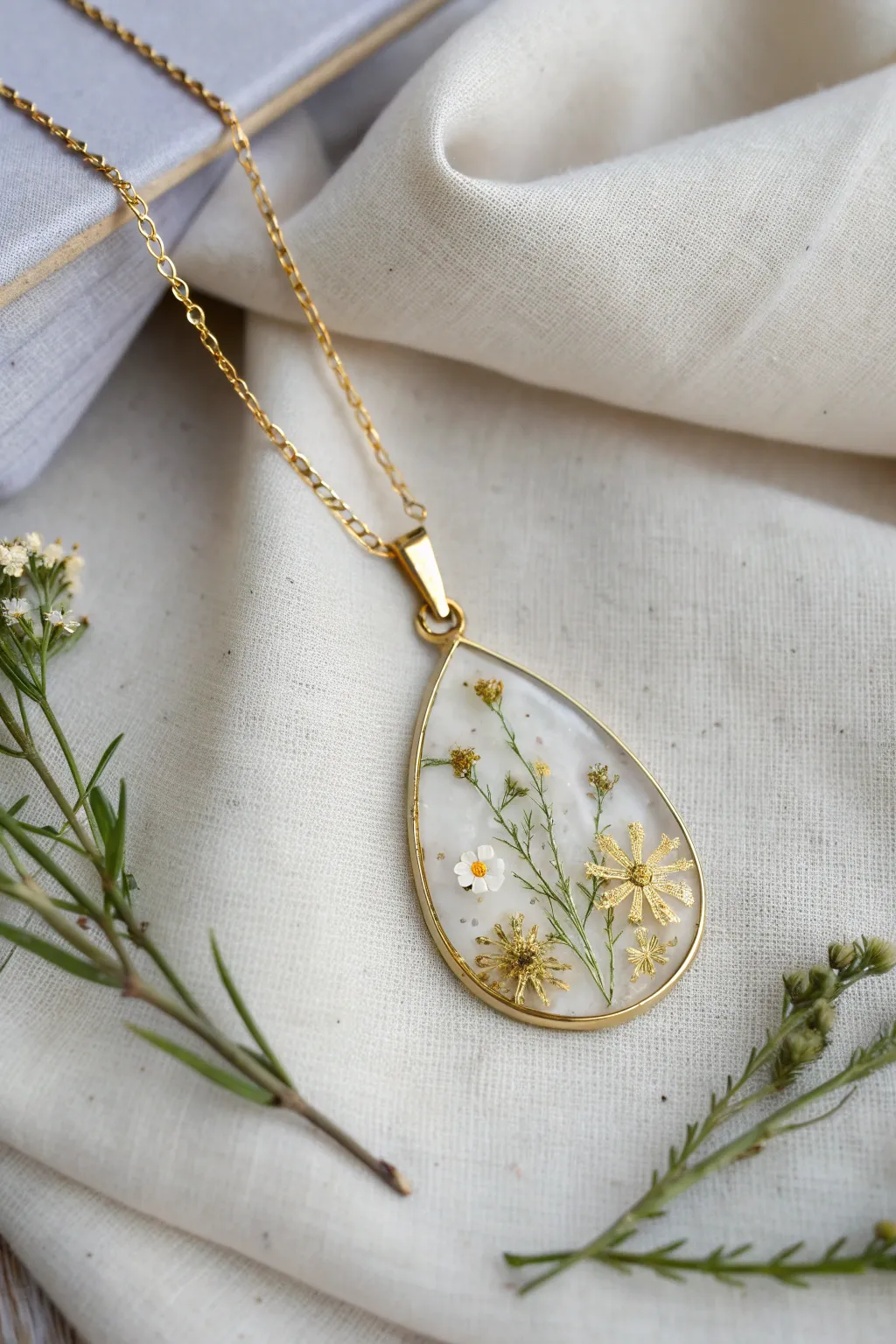 Discover the magic of nature captured in resin. 🌸✨ #ResinJewelry #MinimalistElegance