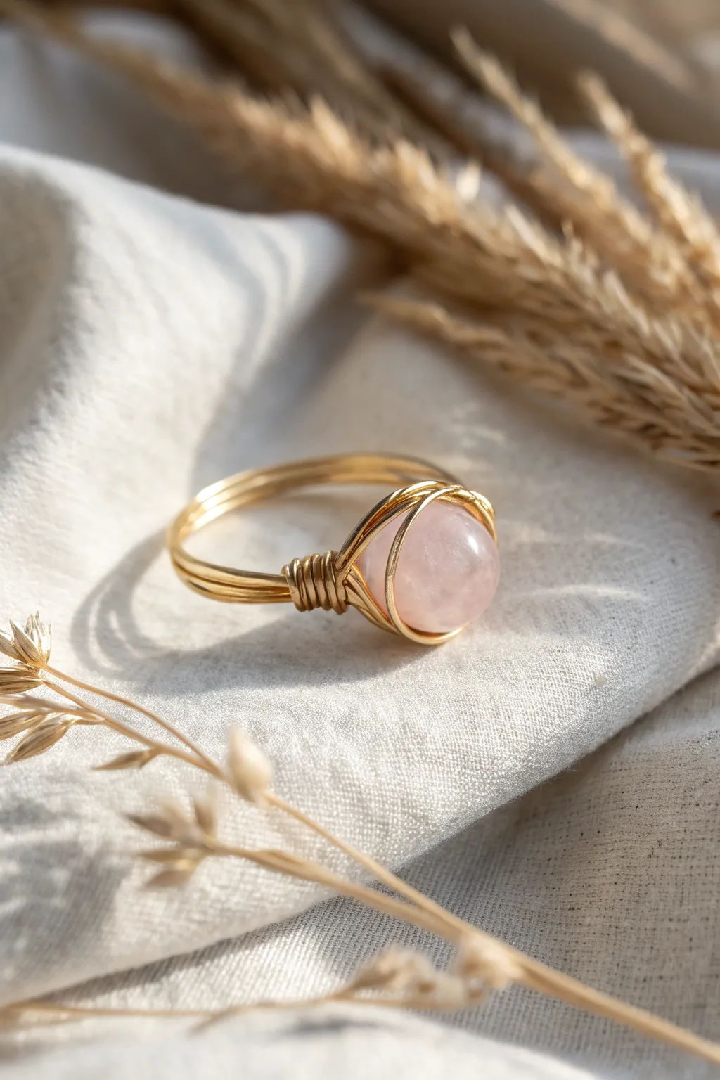 Craft your own elegance with a minimalist wire wrapped ring, where simplicity meets stunning beauty.