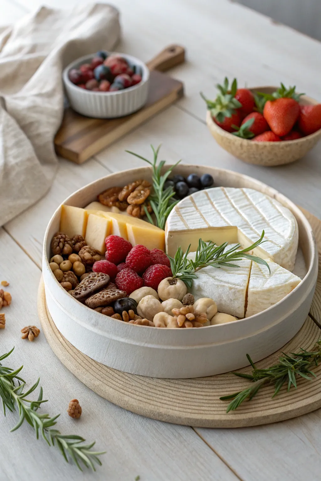 Elevate your hosting game with this chic cheese board idea, perfect for a Scandinavian-inspired gathering!