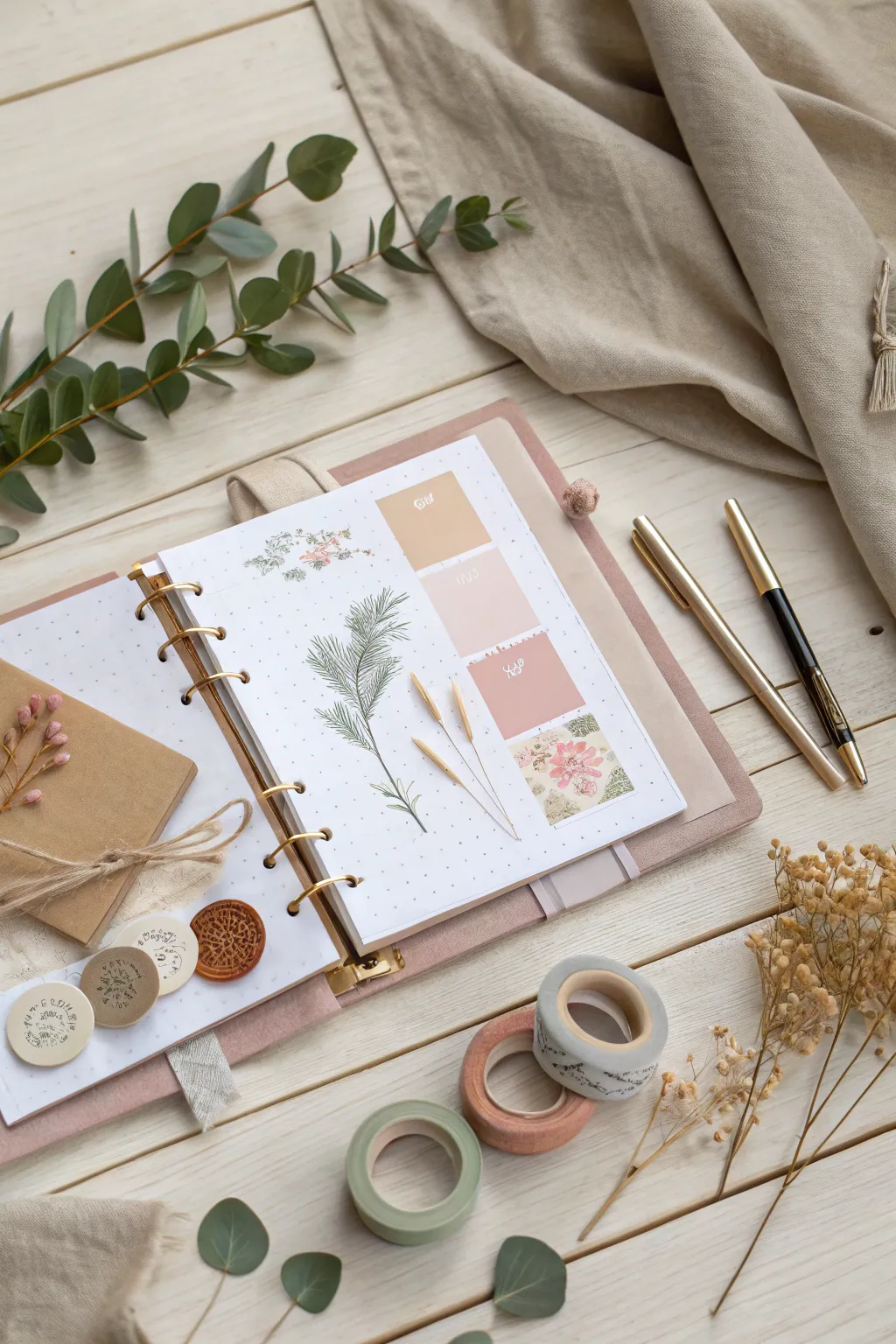 Craft your cherished memories with a personalized touch. This scrapbook kit is the perfect blend of elegance and creativity!