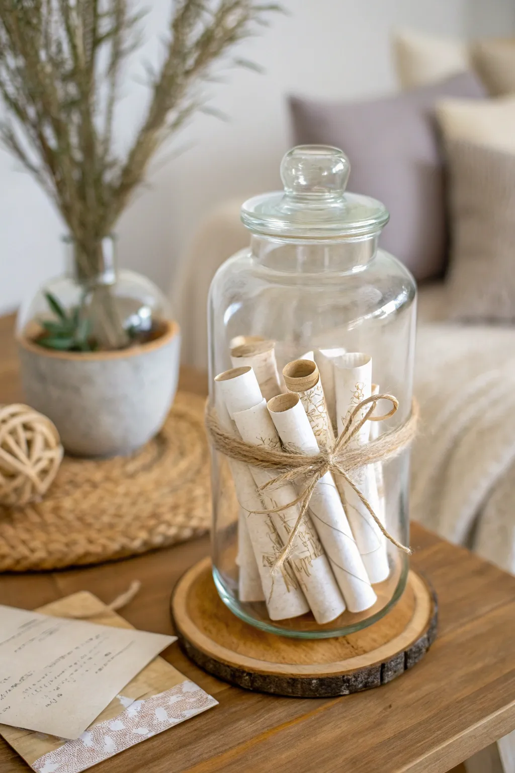 Unlock daily positivity with your personalized affirmation jar. A touch of self-care elegance for your serene space.