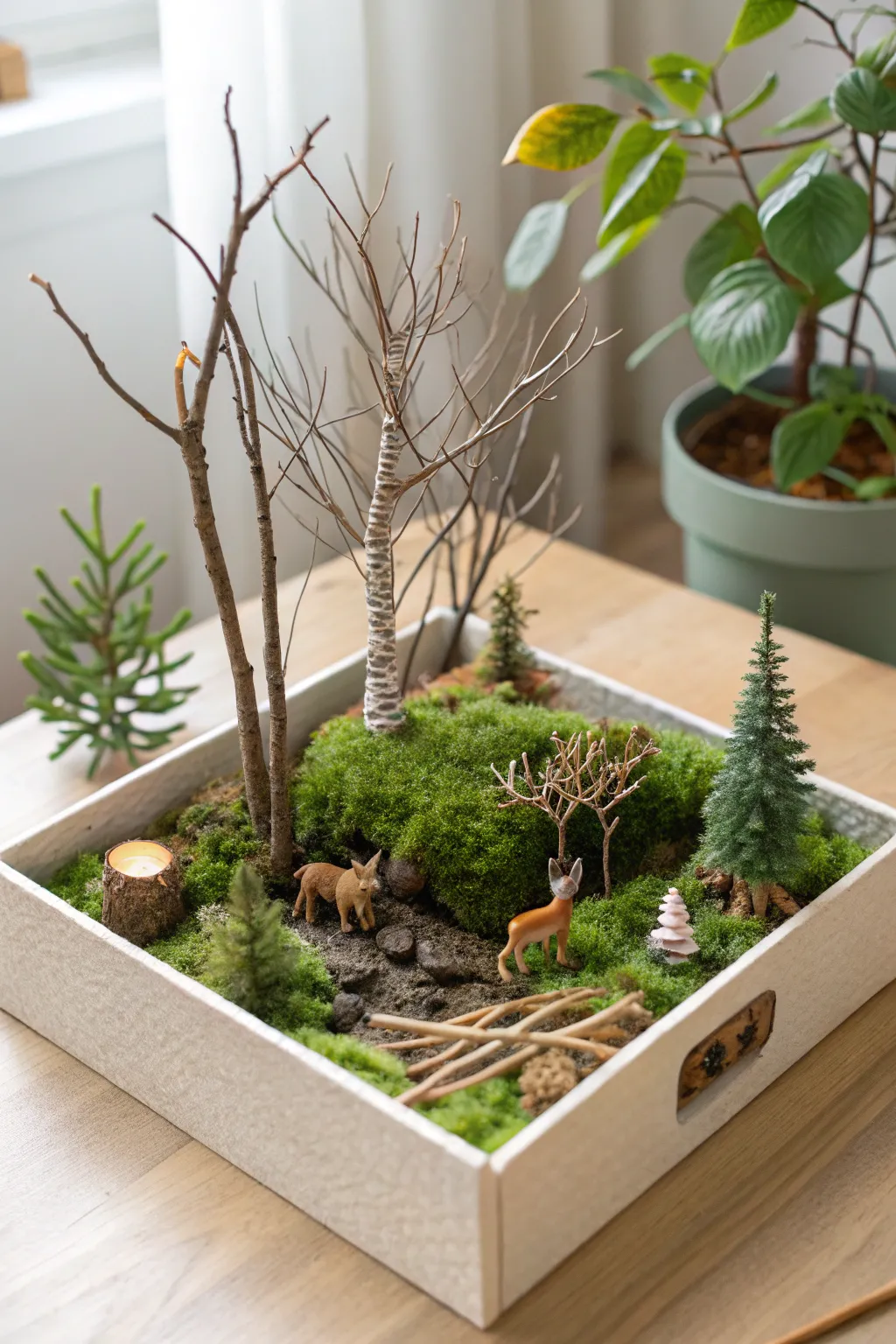 Escape into a tiny forest wonderland—your own little piece of nature's magic.